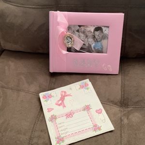 Baby Girl Photo Album with Stickers.    NEW